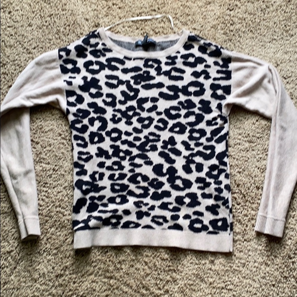 Cheetah print sweater